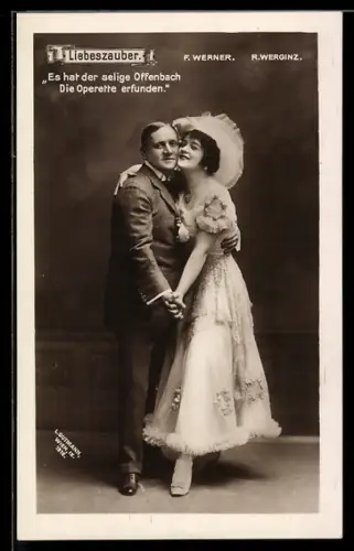 AK Liebeszauber, F. Werner und R. Werginz zusammen im Porträt