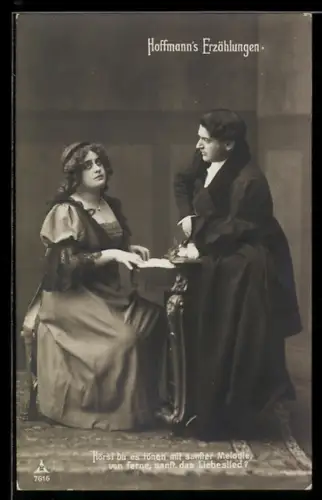 AK Operette Hoffmanns Erzählungen, Darsteller der Operette