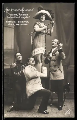 AK Die keusche Susanne, Operette