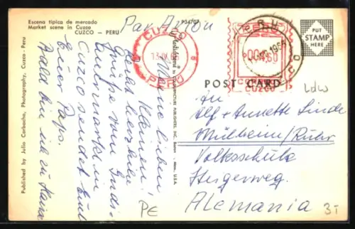 AK Cuzco, Market scene