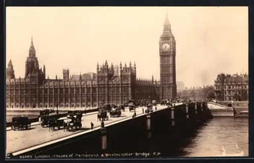 AK London, Houses of Parliament and Westminster Bridge