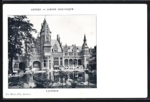 AK Anvers, Jardin Zoologique, Laiterie