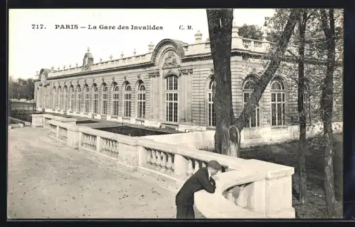 AK Paris, La Gare des Invalides