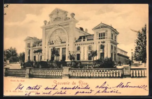 AK Nice, Süd-Bahnhof / Gare du Sud