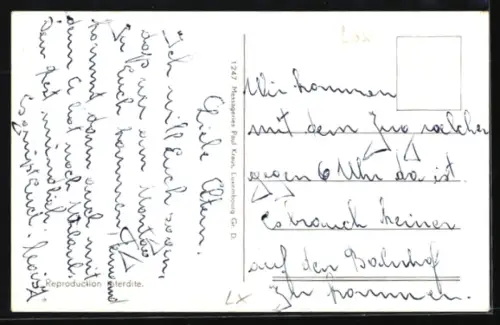 AK Esch s/ Alzette, Usines Terres Rouges, Hopital de la Ville, Monument M. Welter