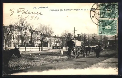 AK Madrid, Estacion del Norte y Paseo de la Florida