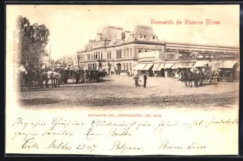 AK Buenos Aires, Estacion del Ferrocarril del Sud