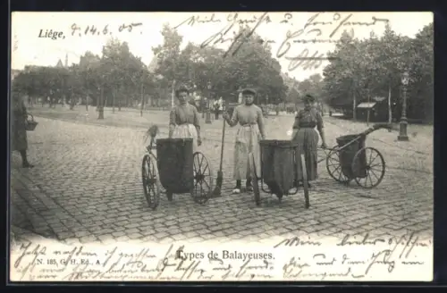 AK Liége, Types de Balayeuses