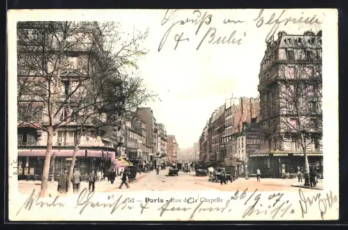 AK Paris, Rue de la Chapelle
