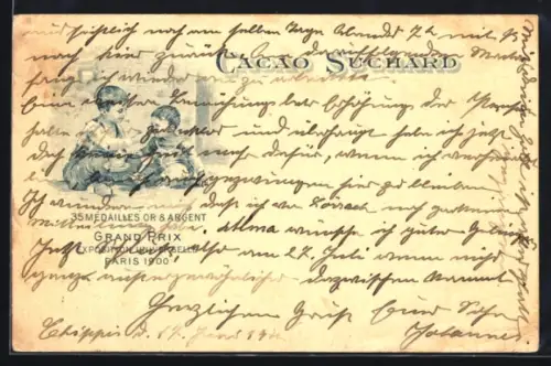 AK Paris, Exposition Universelle 1900, Cacao Suchard