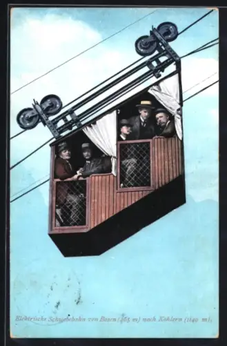 AK Bozen, elektrische Seilbahn nach Kohlern