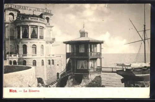 AK Nice, La Réserve et le restaurant au bord de la mer
