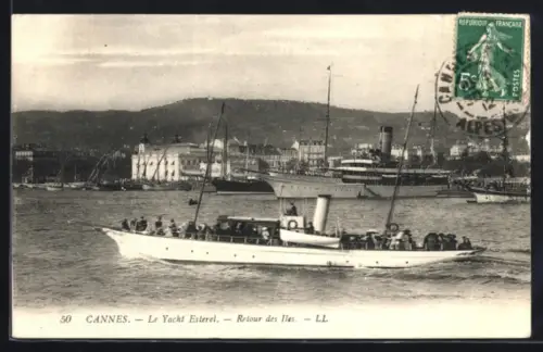 AK Cannes, Le Yacht Esterel, Retour des Iles