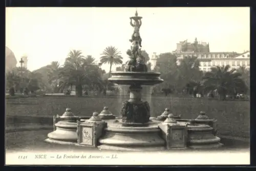 AK Nice, La Fontaine des Amours