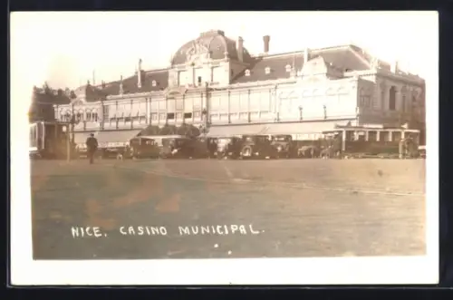 AK Nice, Casino Municipal avec tramway en premier plan
