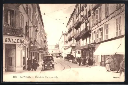 AK Cannes, Rue de la Gare