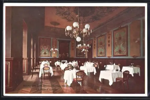 AK Menton, Hôtel des Iles Britanniques, La salle à manger