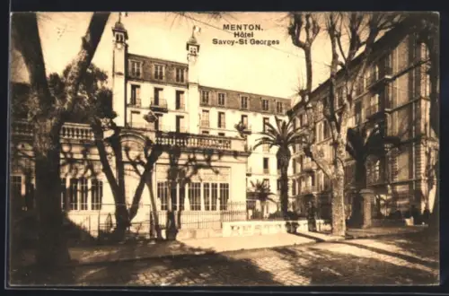 AK Menton, Hôtel Savoy-St-Georges