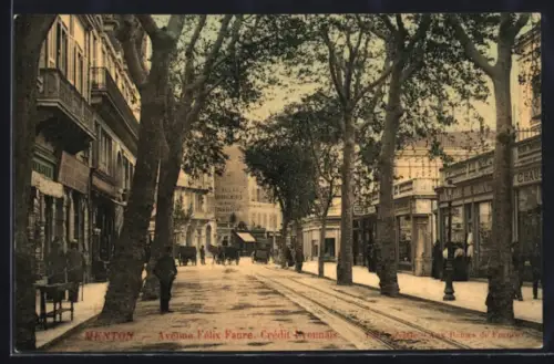 AK Menton, Avenue Félix Faure
