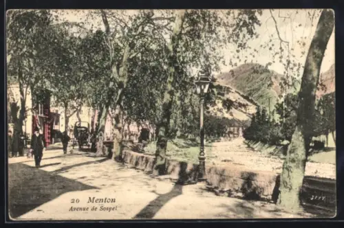 AK Menton, Avenue de Sospel