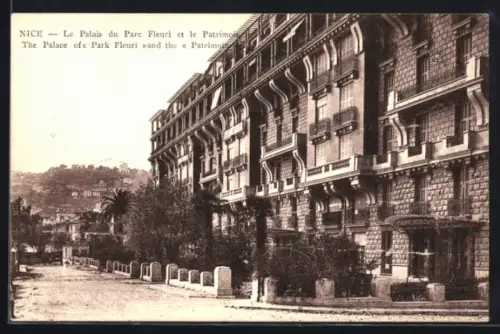 AK Nice, Le Palais du Pare Fleuri et le Patrimoin