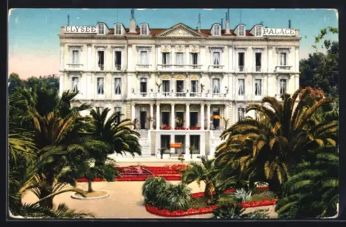 AK Cannes, Elysee-Palace, Route d`Antibes