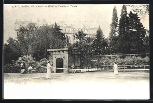 AK Cannes, Hôtel du Paradis, Tennis