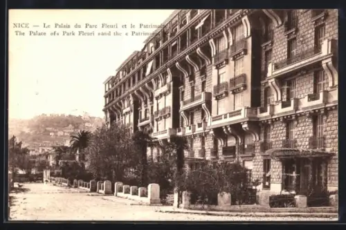 AK Nice, Le Palais du Pare Fleuri et le Patrimoin