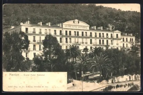 AK Menton, Grand Hôtel National
