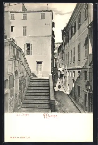 AK Menton, Rue Longue