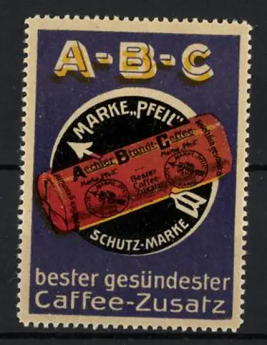 Reklamemarke Aechter Brandt-Caffee, Caffee-Zusatz, Verpackung Kaffeezusatz