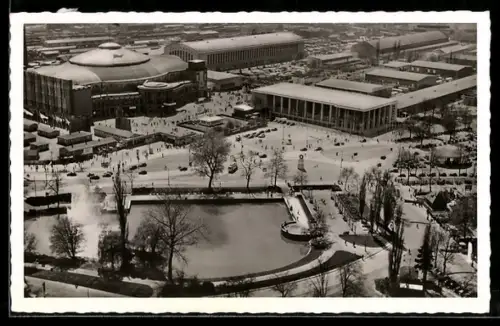 AK Frankfurt a. M., Festhalle auf dem Messe-Gelände
