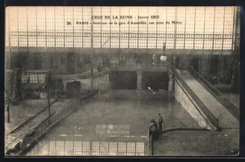AK Paris, Crue de la Seine en Janvier 1910, Hochwasser