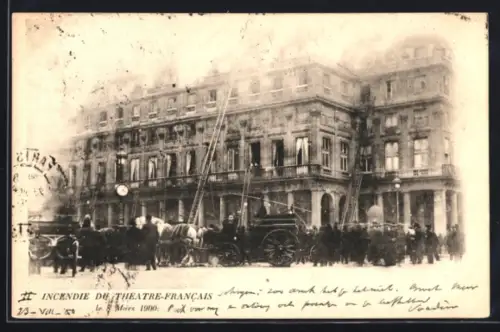 AK Paris, Incendie du Theatre-Francais