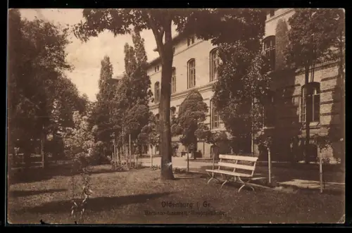 AK Oldenburg i. Gr., Garnison-Lazarett, Hauptgebäude