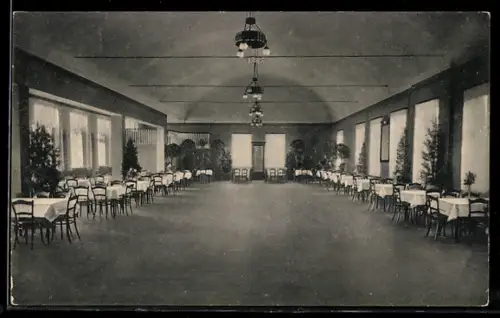 AK Mölln i. Lbg., Hotel Schützenhof, Inh. J. Pak, Grosser Saal