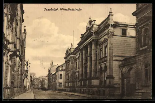 AK Osnabrück, Blick in die Wittekindstrasse
