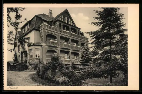 AK Bad Salzuflen, Christl. Erholungsheim Sophienhaus, Haus II