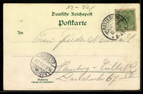 Lithographie Ratzeburg, 3 Ortspartien