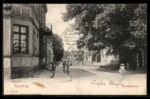 AK Ratzeburg, Blick in die Herrenstrasse
