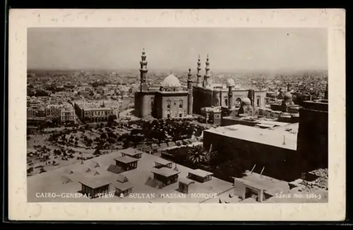 AK Cairo, General View & Sultan Hassan Mosque