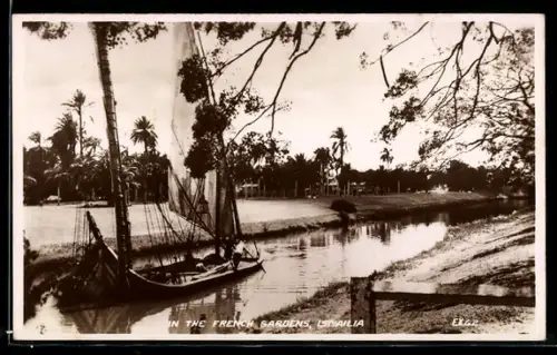 AK Ismailia, In the French Gardens