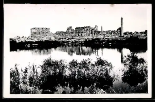 AK Karnak, General view of the Great Temple of Amen-Ra & the sacred lake