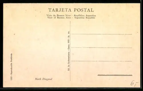 AK Buenos Aires, Diagonal Norte
