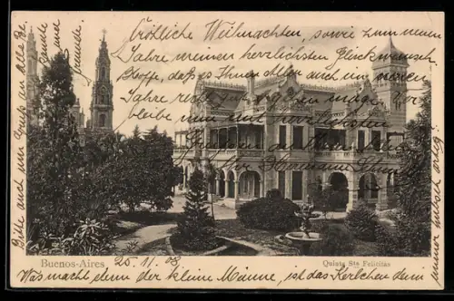 AK Buenos Aires, Quinta Sta. Felicitas