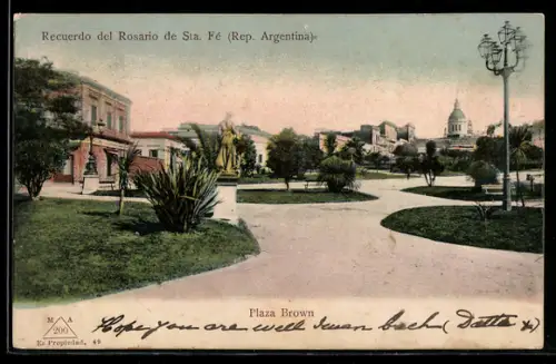 AK Rosario de Santa Fé, Plaza Brown