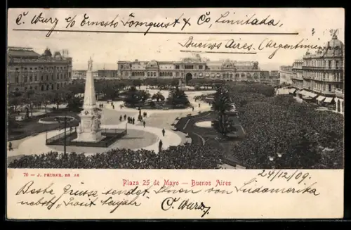 AK Buenos Aires, Plaza 25 de Mayo