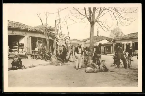 AK Shkodra, Faulenzer- und Handelsecke in Skutari