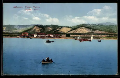 AK Vlora, Sicht auf den Hafen