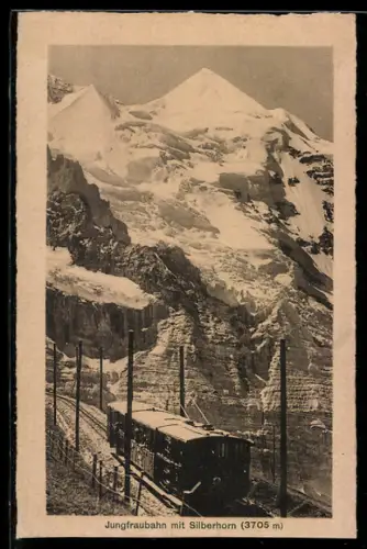 AK Jungfraubahn mit Silberhorn